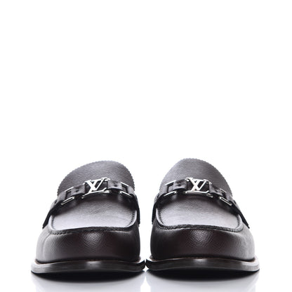 Louis Vuitton Mens Taiga Major Loafers 11 Acajou 2 of 9