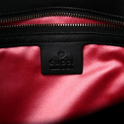 Gucci Velvet Matelasse Medium GG Marmont Shoulder Bag Black 10 of 23