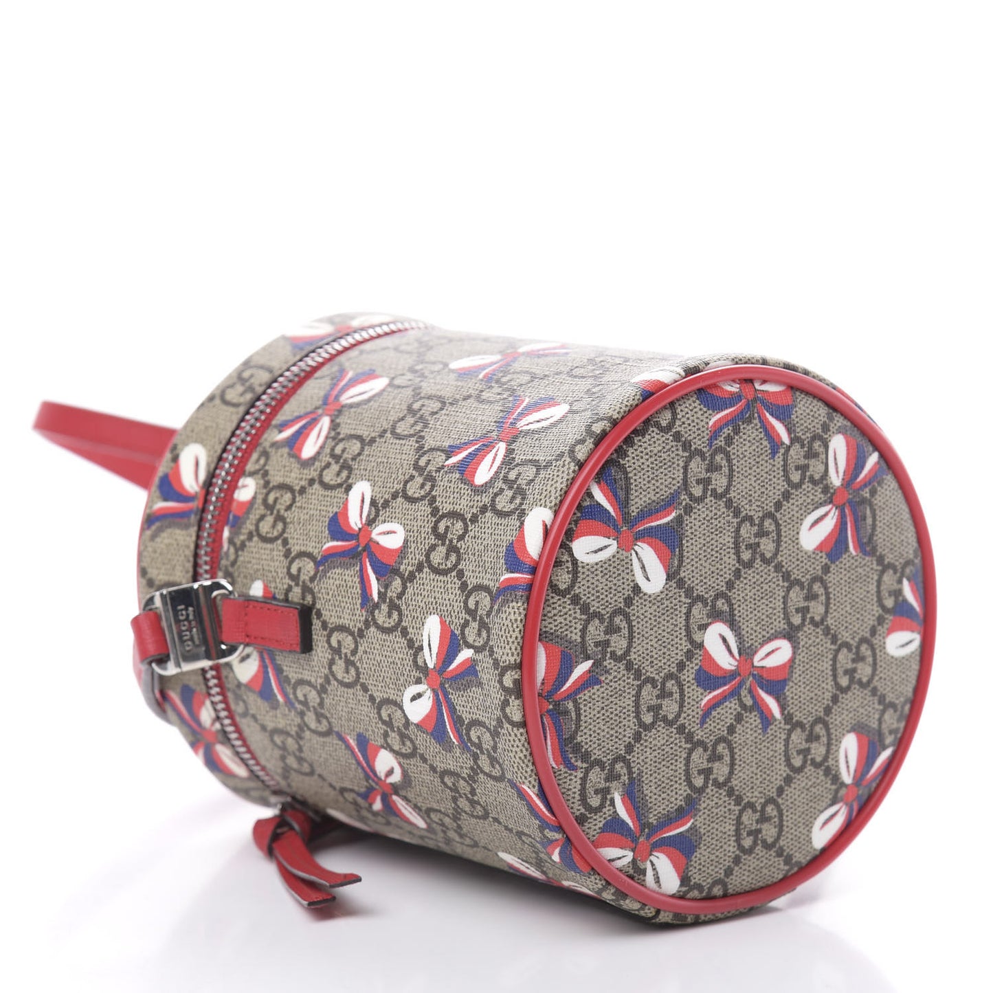 GG Supreme Monogram Childrens Sylvie Bow Print Crossbody Bag