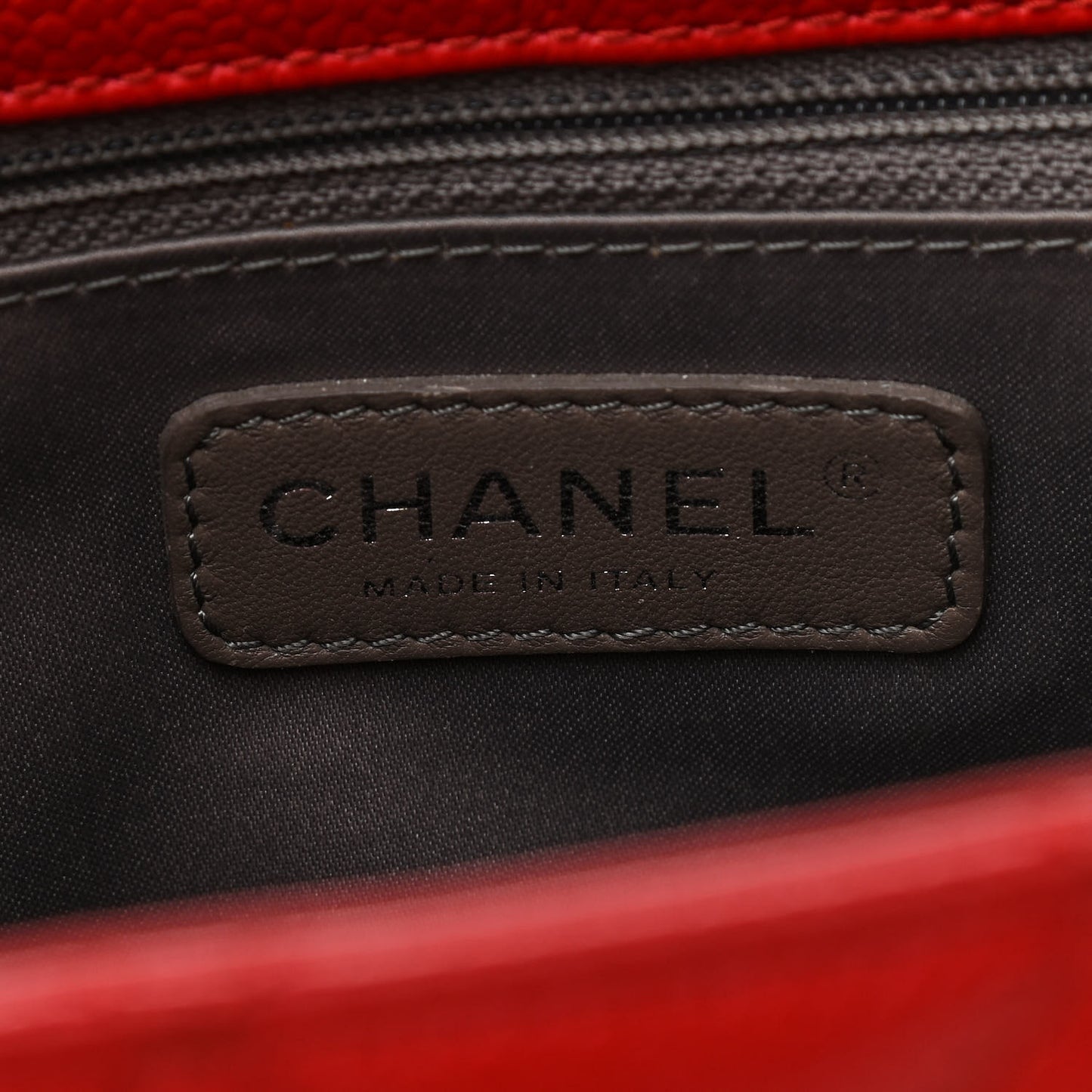 Caviar Quilted Grand Shopping Tote GST Red