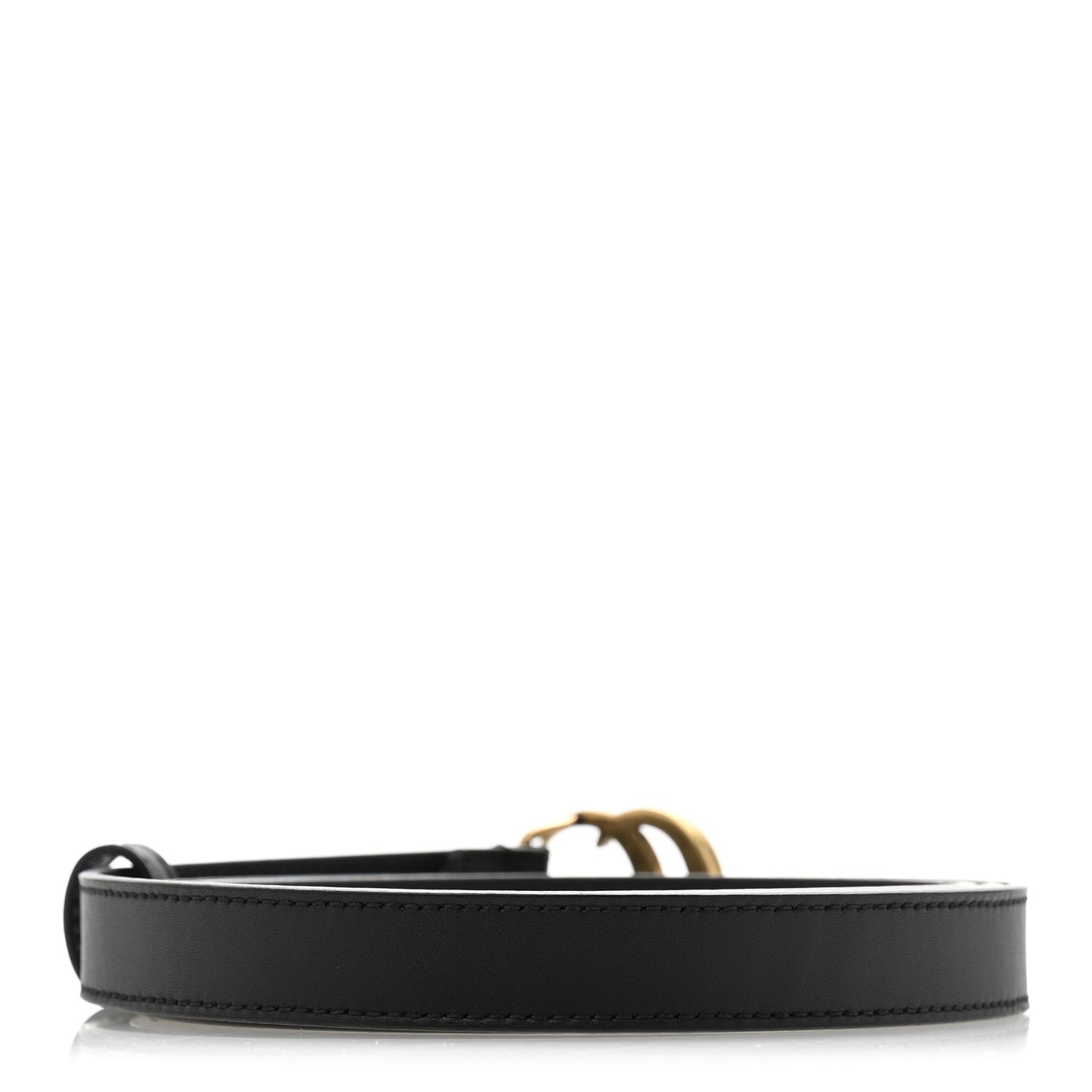 Calfskin Double G 20mm Belt 120 48 Black