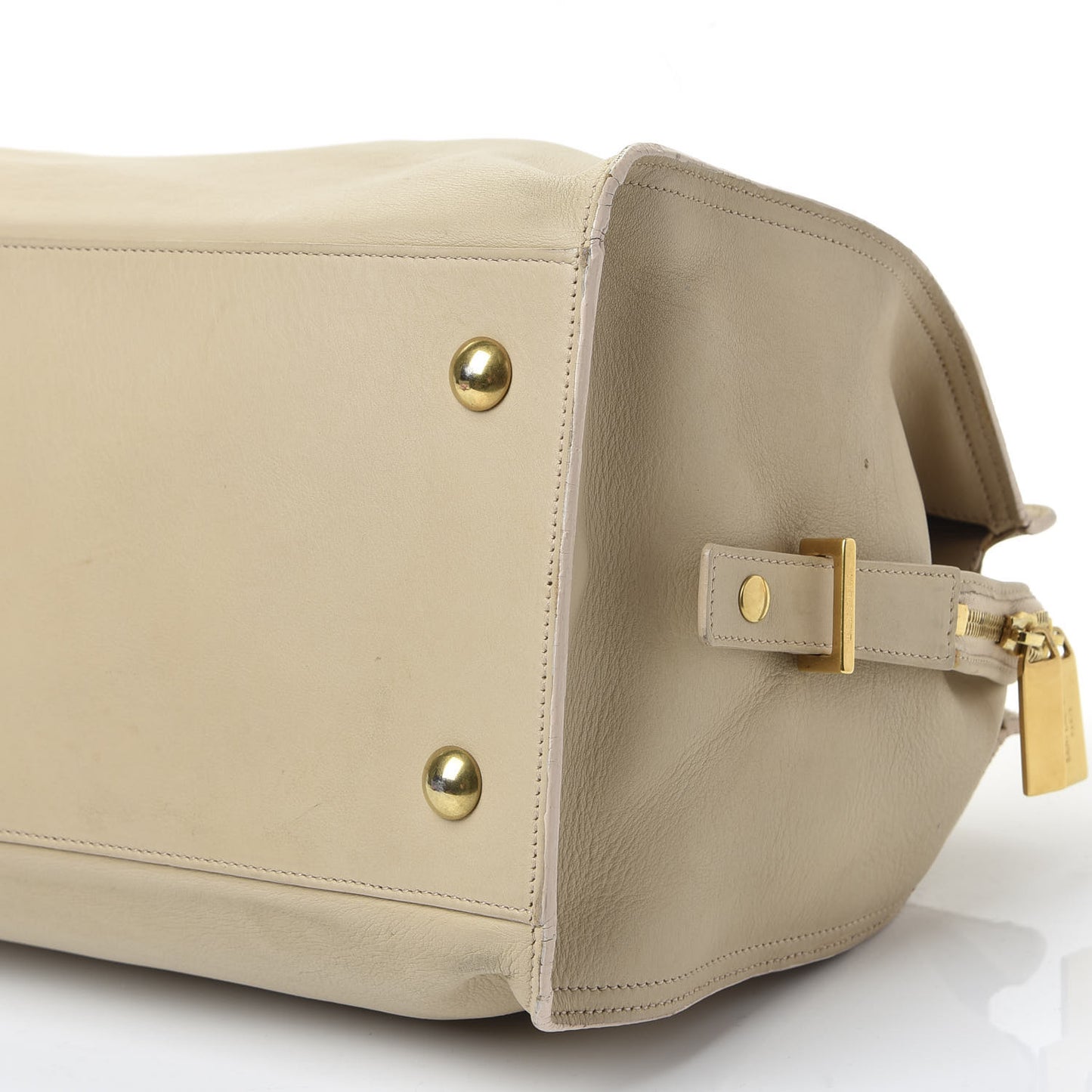 Calfskin Medium Classic Y Cabas Beige