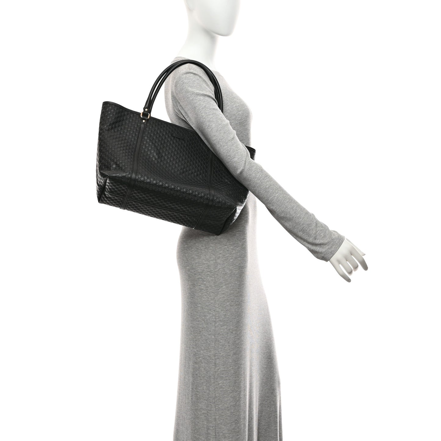 Microguccissima Medium Joy Tote Black