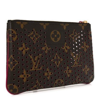 Louis Vuitton Monogram Perforated Pochette Plat Fuchsia 3 of 7