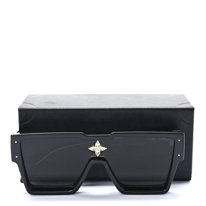 Louis Vuitton Acetate Swarovski Crystal Cyclone Sunglasses Z1578W Black 8 of 8