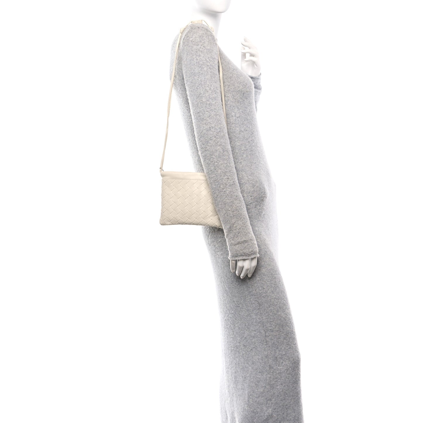 Nappa Intrecciato Small Dustbag Sea Salt