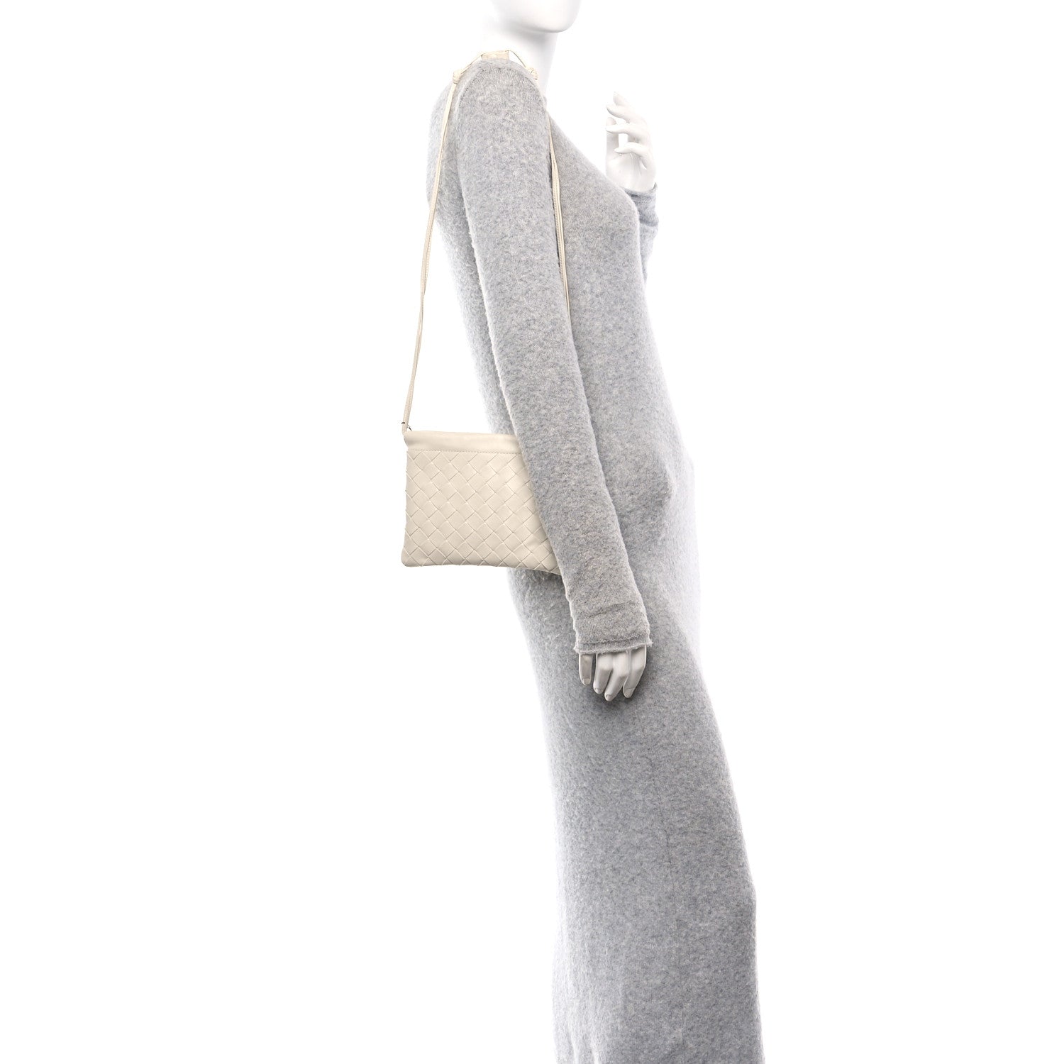 Bottega Veneta Nappa Intrecciato Small Dustbag Sea Salt 2 of 9