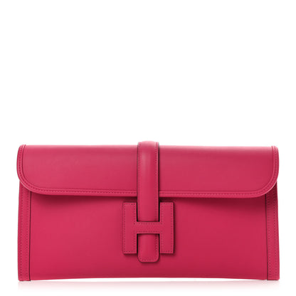 Hermes Swift Verso Jige Elan 29 Clutch Rose Mexico Rouge Piment 1 of 7
