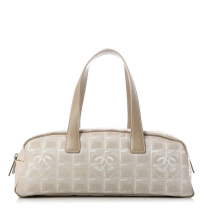 Chanel Nylon Travel Bowler Beige 1 of 12