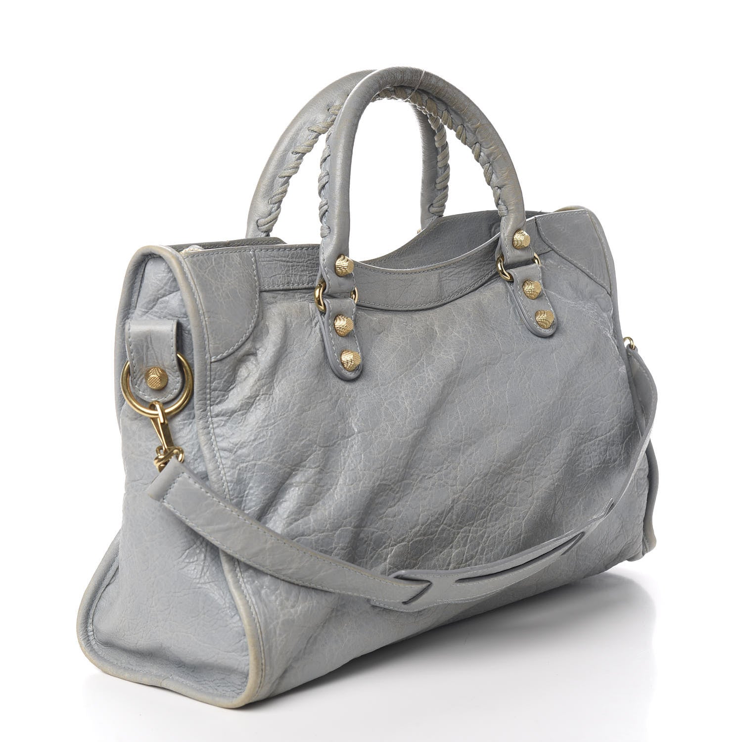 Balenciaga Agneau Giant 12 Gold Hardware City Bleu Acier Ciel 2 of 16