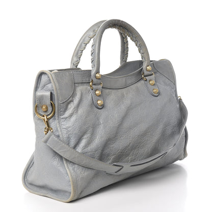 Balenciaga Agneau Giant 12 Gold Hardware City Bleu Acier Ciel 2 of 16