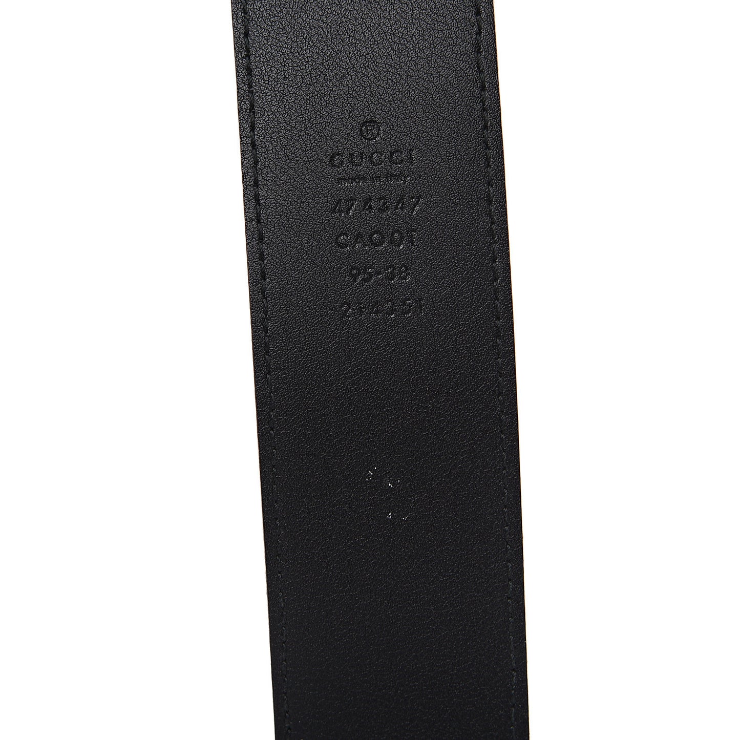 Dollar Calfskin Interlocking G Belt 95 38 Black