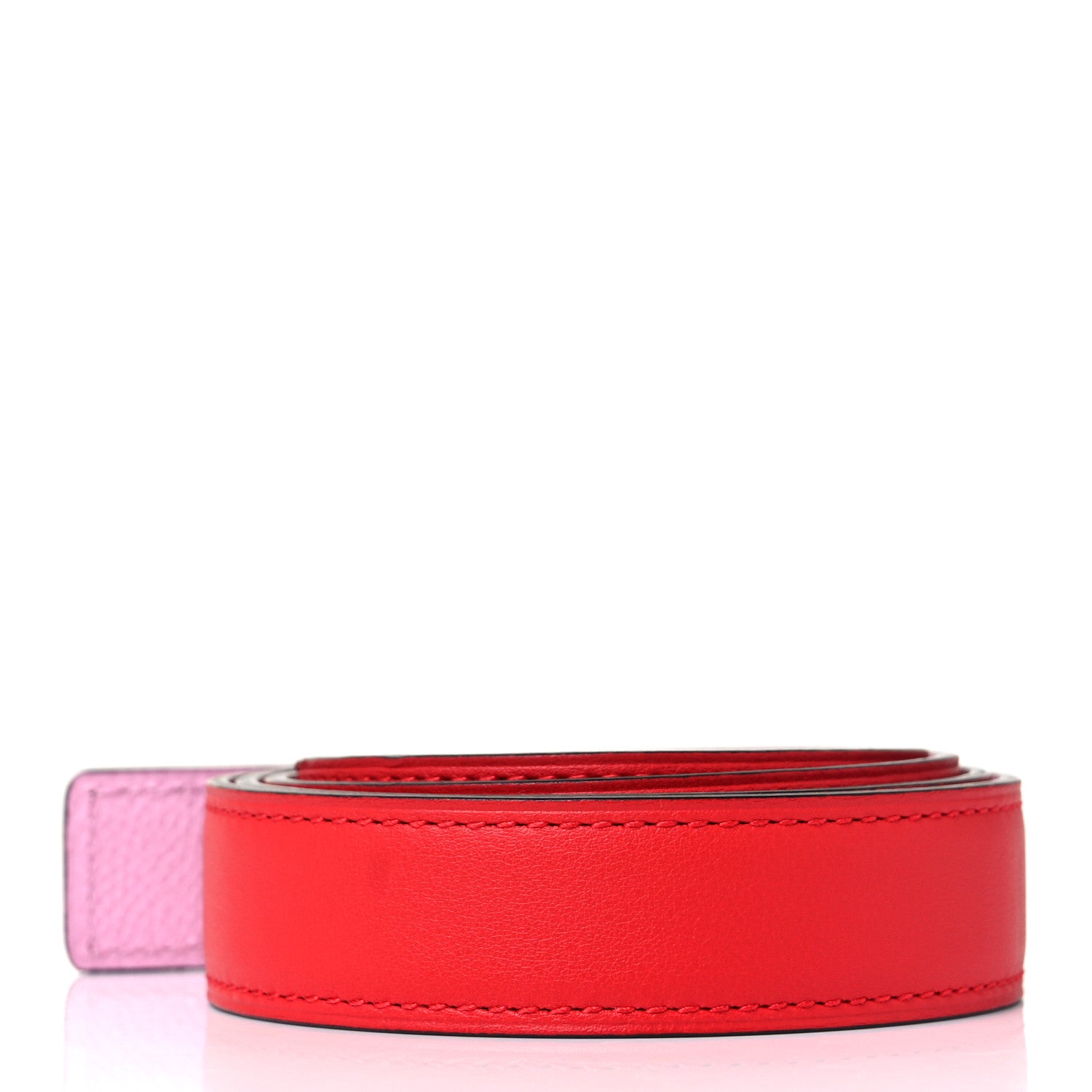 Hermes Epsom Swift 24mm Belt Strap 90 Rouge De Coeur Mauve Sylvestre 4 of 6