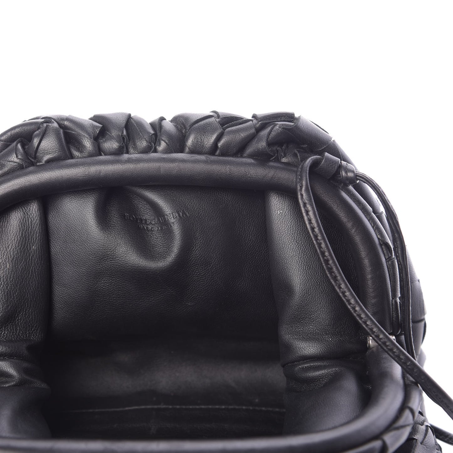 Nappa Intrecciato The Mini Pouch Black