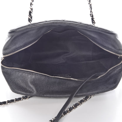 Chanel Caviar Quilted Travel Flap Tote Black 5 of 7