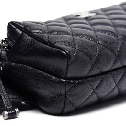 Chanel Calfskin Quilted Waist Bag Black 6 of 14