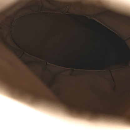 Gucci Monogram Malaga Kid Lisa Mid Heel Boots 37 Beige Ebony 7 of 8