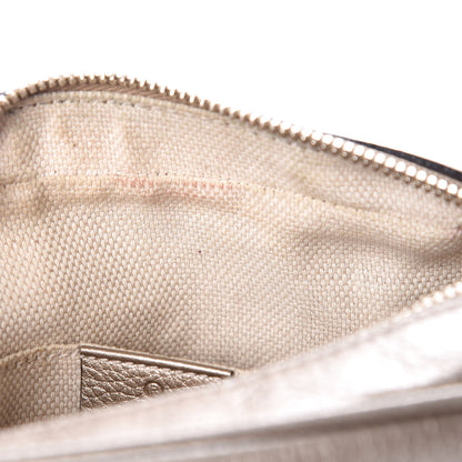 Gucci Metallic Pebbled Calfskin Small Soho Disco Bag Golden Beige 9 of 9