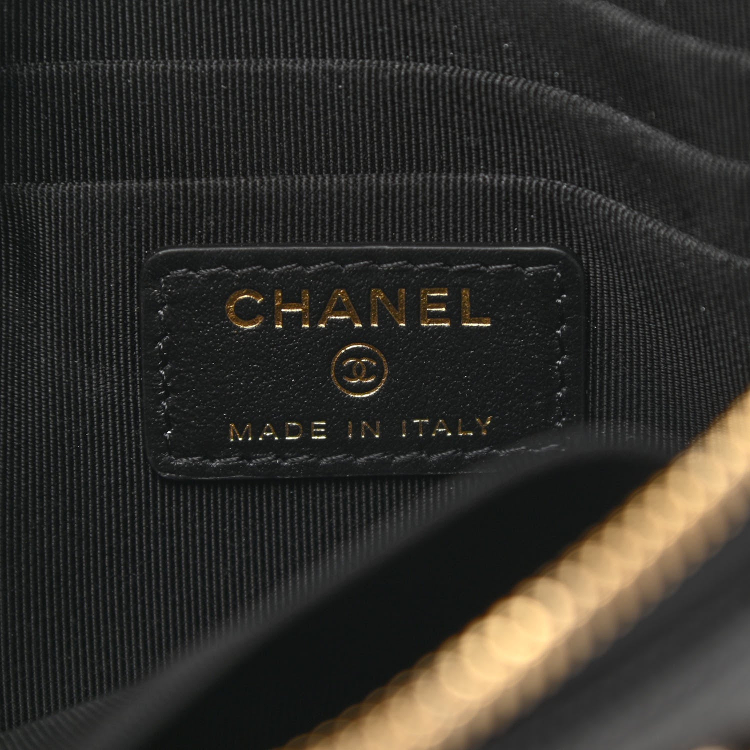 Chanel Caviar Quilted Small French New Wave CC Pouch Black 6 of 8