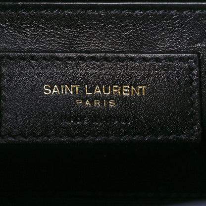 Saint Laurent Calfskin Small Monogram Kate Satchel Deep Marine 7 of 11