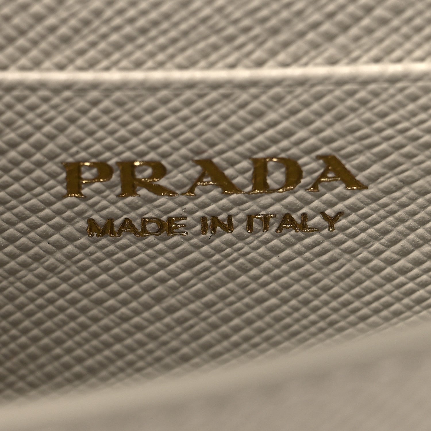 Prada Saffiano Card Holder With Chain Talco 5 of 9