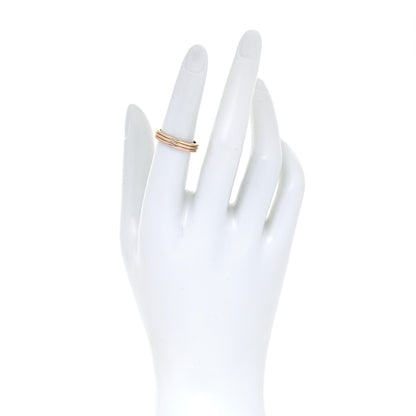 Cartier 18K Pink White Yellow Gold 3.5mm Trinity Wedding Band Ring 52 6 4 of 10