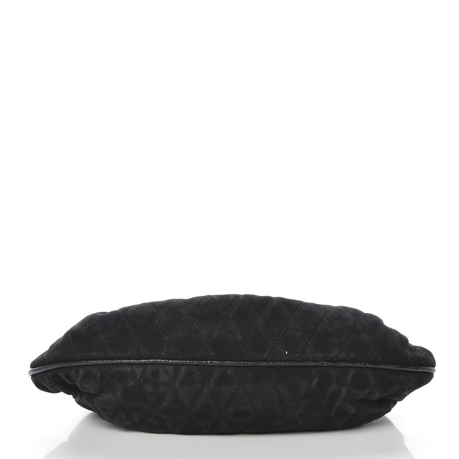 Chanel Suede Lizard Frame Clutch Black 16 of 16