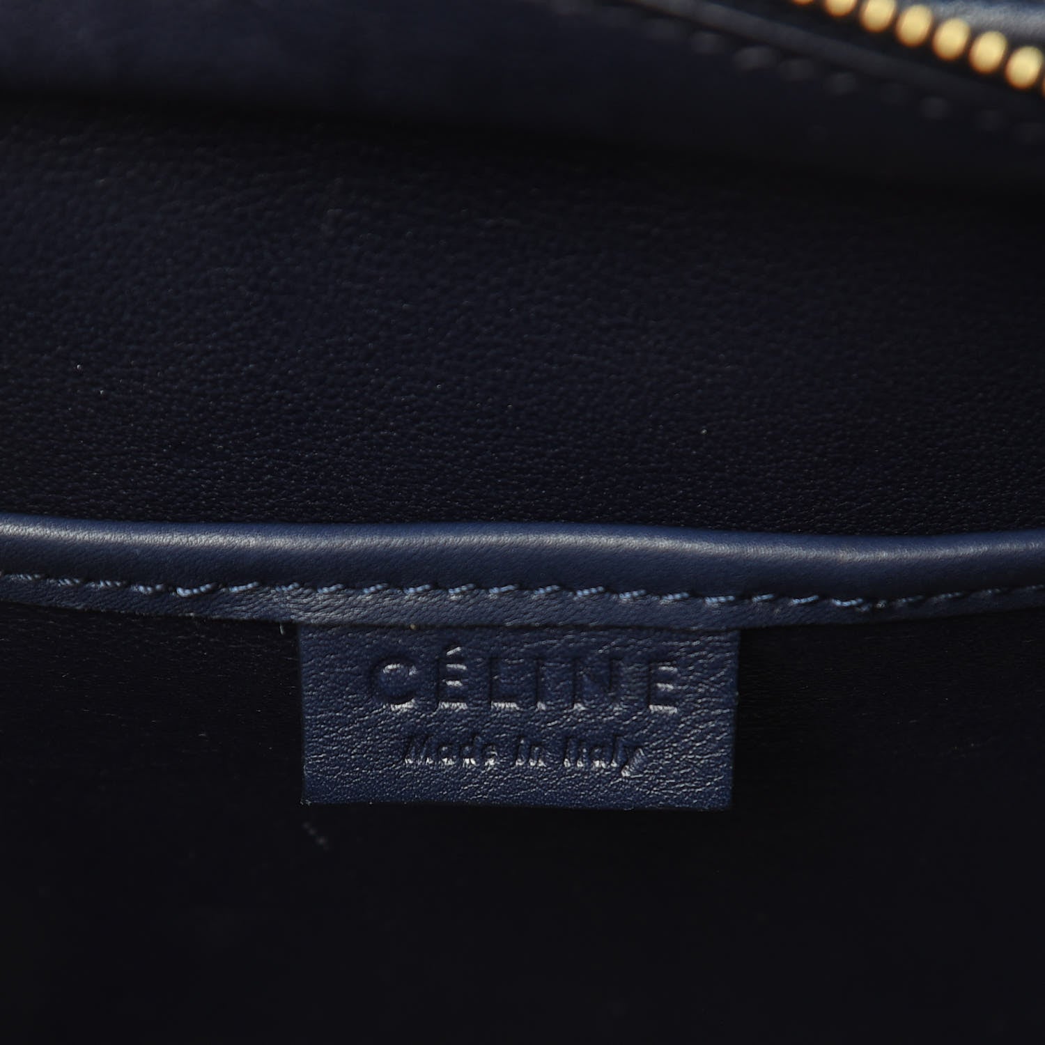 Celine Smooth Calfskin Nano Luggage Ink 6 of 11