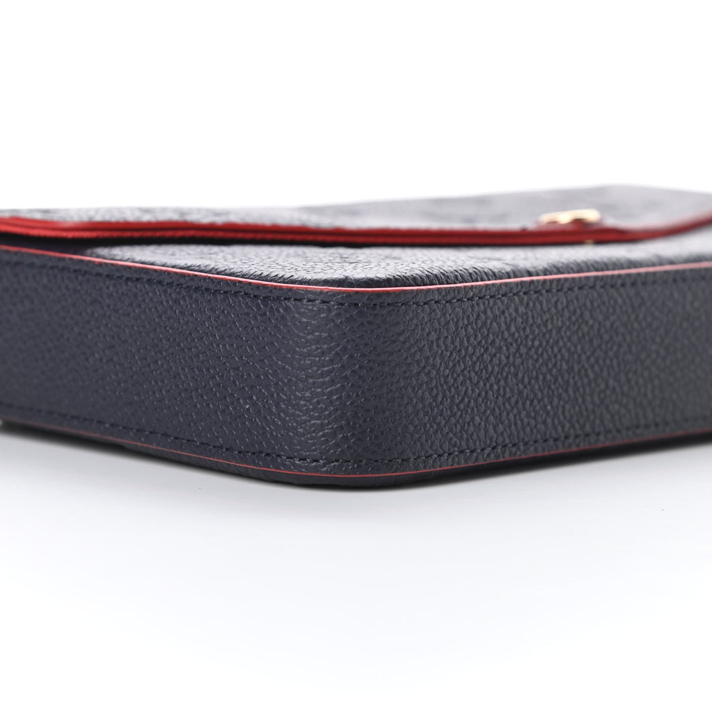 Empreinte Pochette Felicie Chain Wallet Marine Rouge
