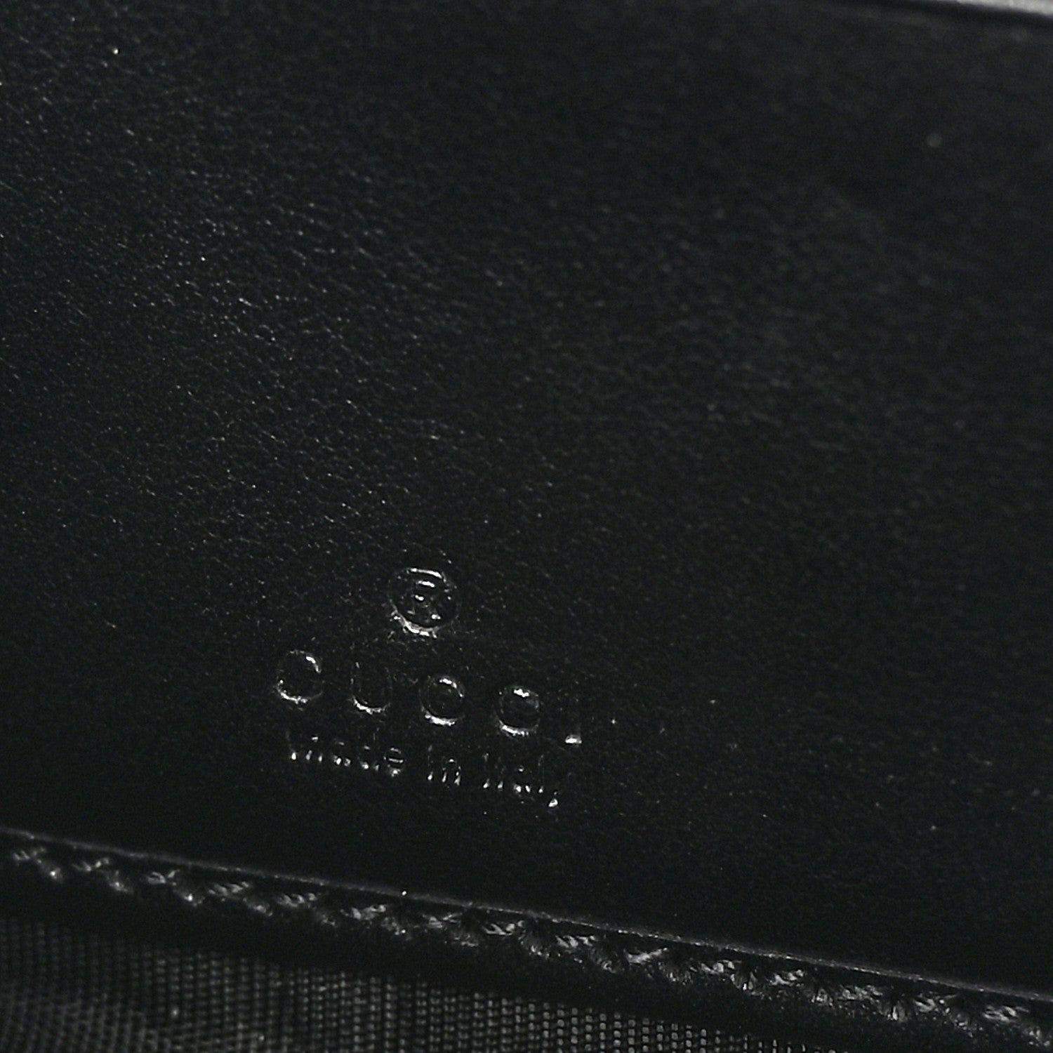 Gucci Calfskin Matelasse GG Marmont Zip Around Wallet Black 6 of 6