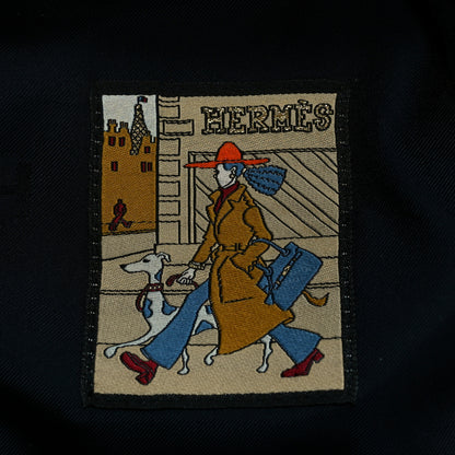 Hermes Cerf Deerskin Calvi Bucket Hat 58 Black 5 of 7