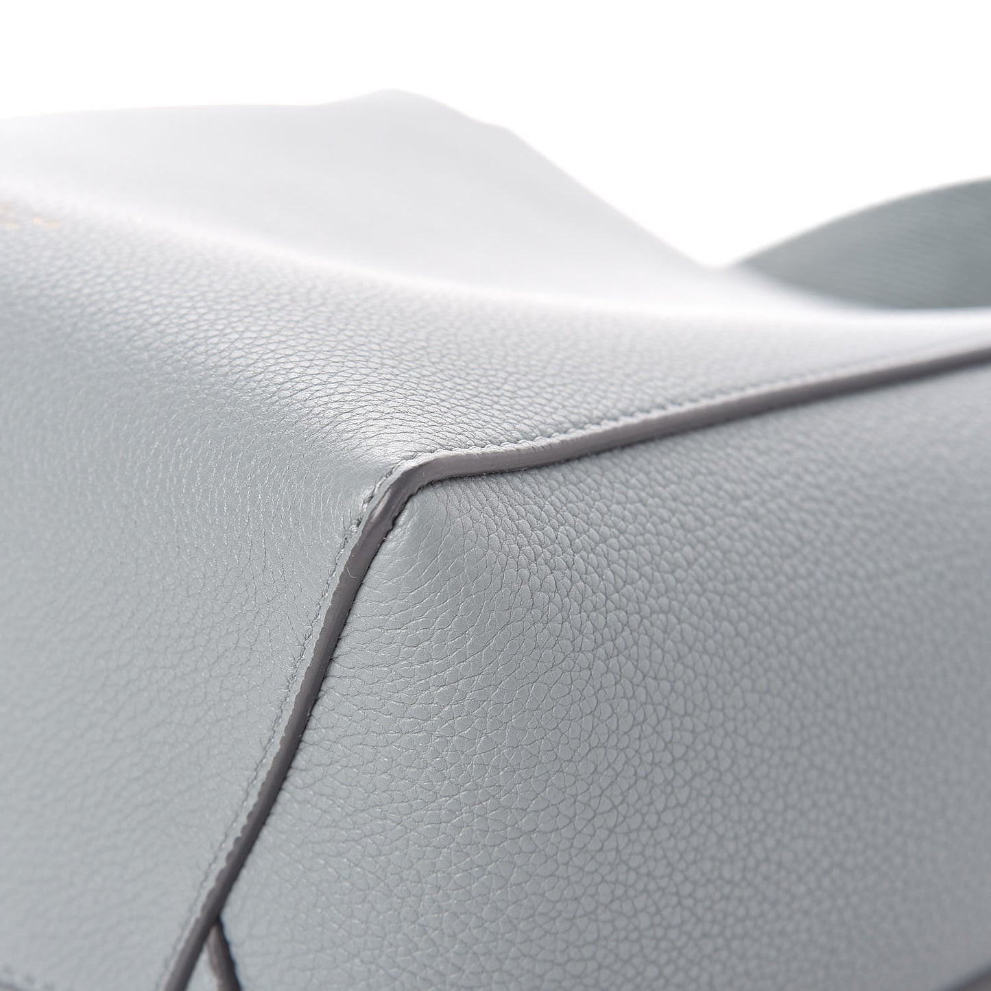 Soft Grained Calfskin Small Sangle Bucket Bag Storm