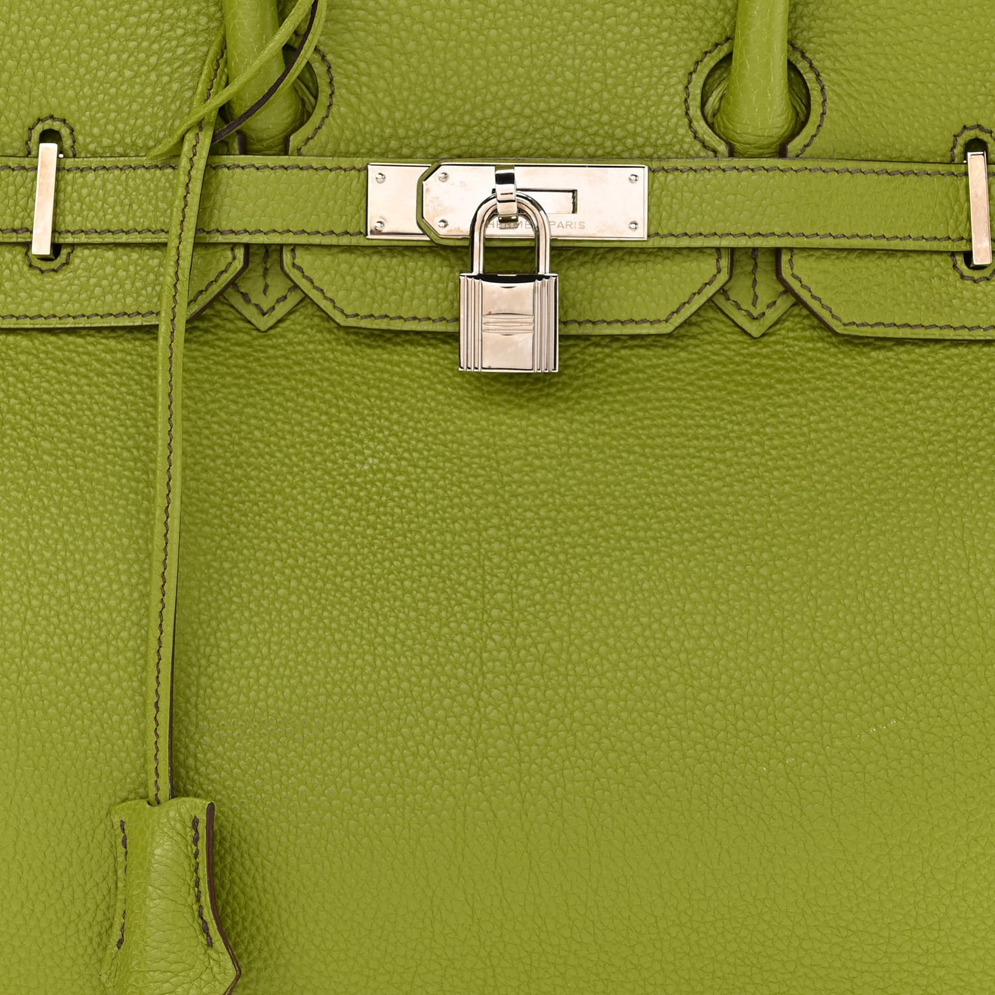 Togo Birkin 35 Vert Anis