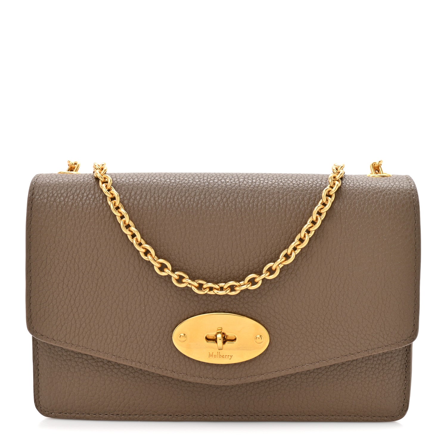 Mulberry Small Classic Grain Calfskin Small Darley Clay 1 of 10