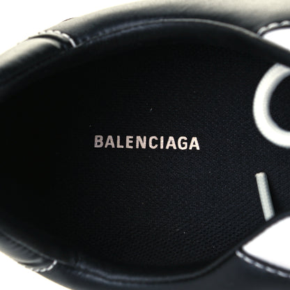 Balenciaga Polyurethane Mens Zen Sneakers 44 Black White 9 of 11