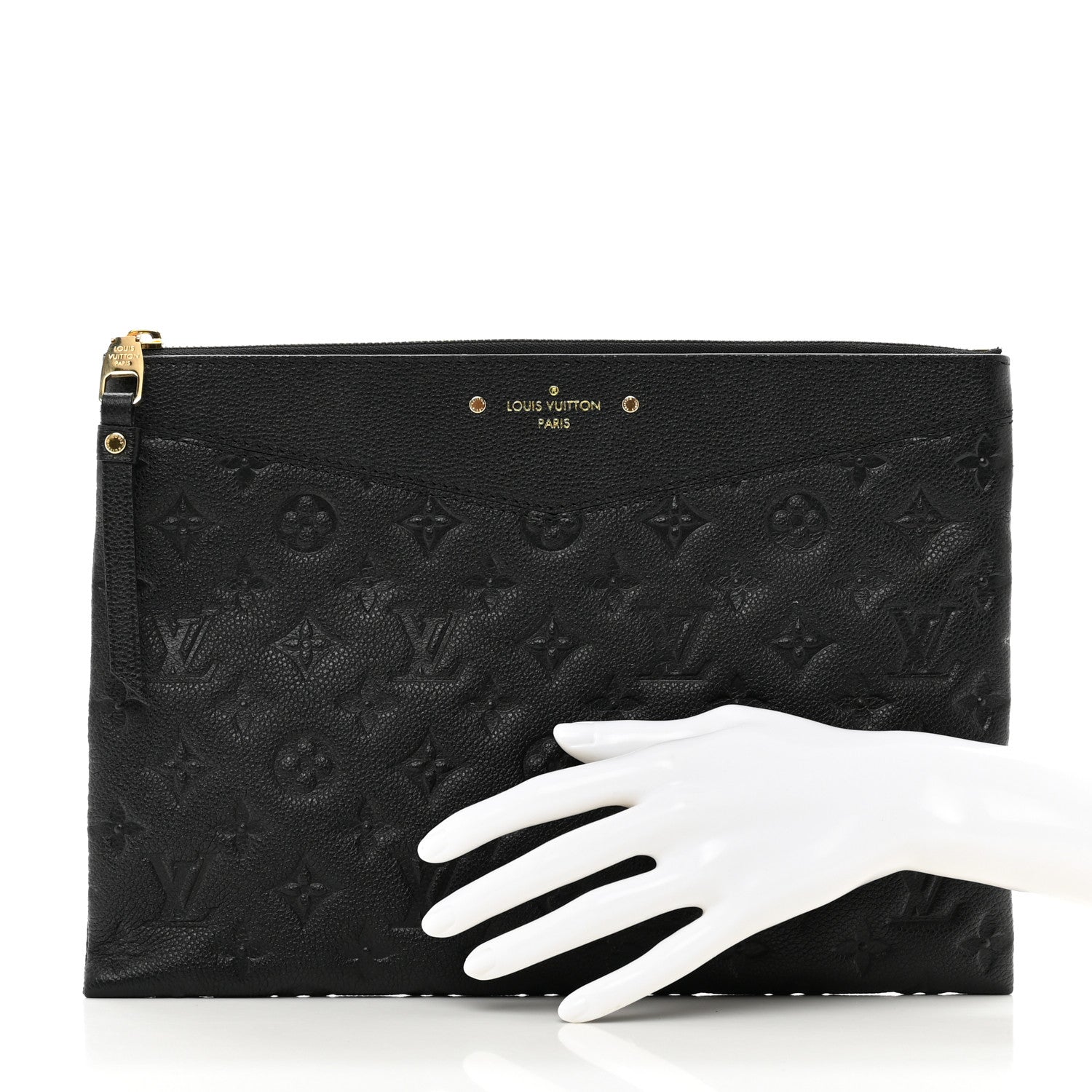 Louis Vuitton Empreinte Daily Pouch Black 2 of 6