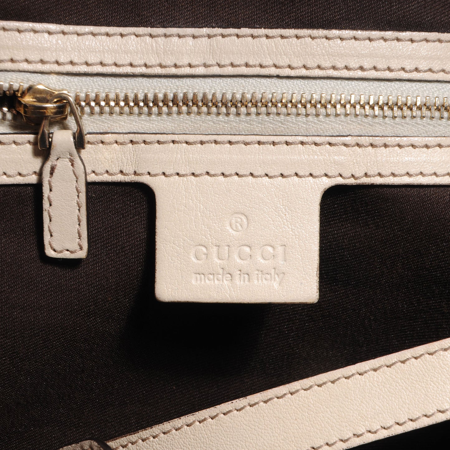 Monogram Medium Pelham Shoulder Bag Off White