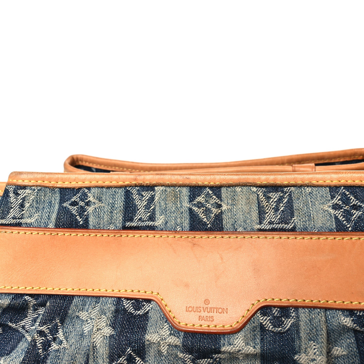 Louis Vuitton Denim Raye Porte Epaule MM 12 of 12