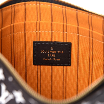 Louis Vuitton Monogram Giant Jungle Neverfull MM GM Pochette Black 6 of 7