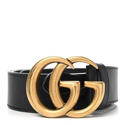 Gucci Calfskin Double G 40mm Belt 85 34 Black 1 of 6