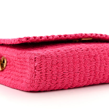 Saint Laurent Raffia Medium Monogram Kate Satchel Pink Glow 9 of 11