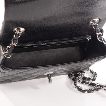 Chanel Caviar Quilted Mini Rectangular Flap Black 6 of 9