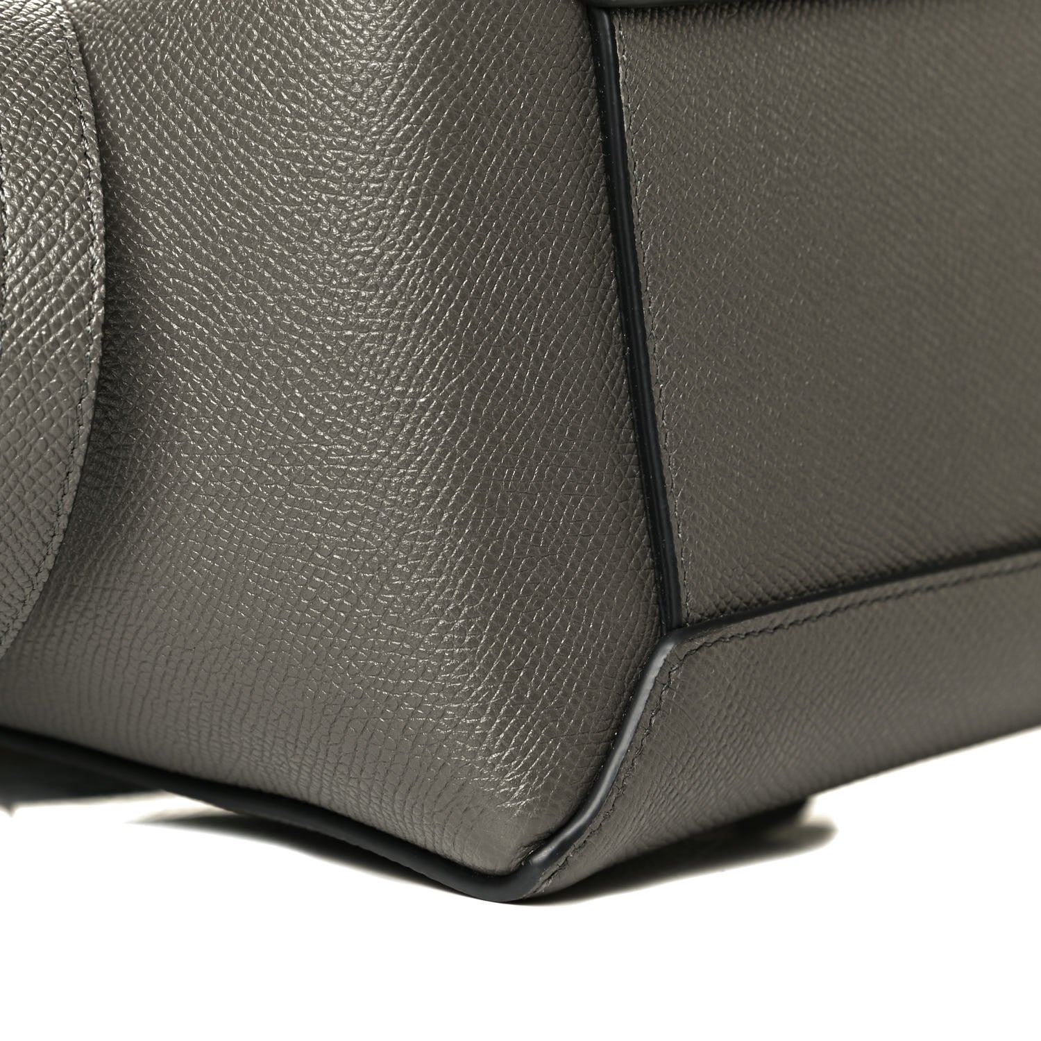 Celine Grained Calfskin Micro Belt Bag Grey 6 of 7