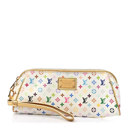 Louis Vuitton Monogram Multicolor Kate Clutch White 1 of 8