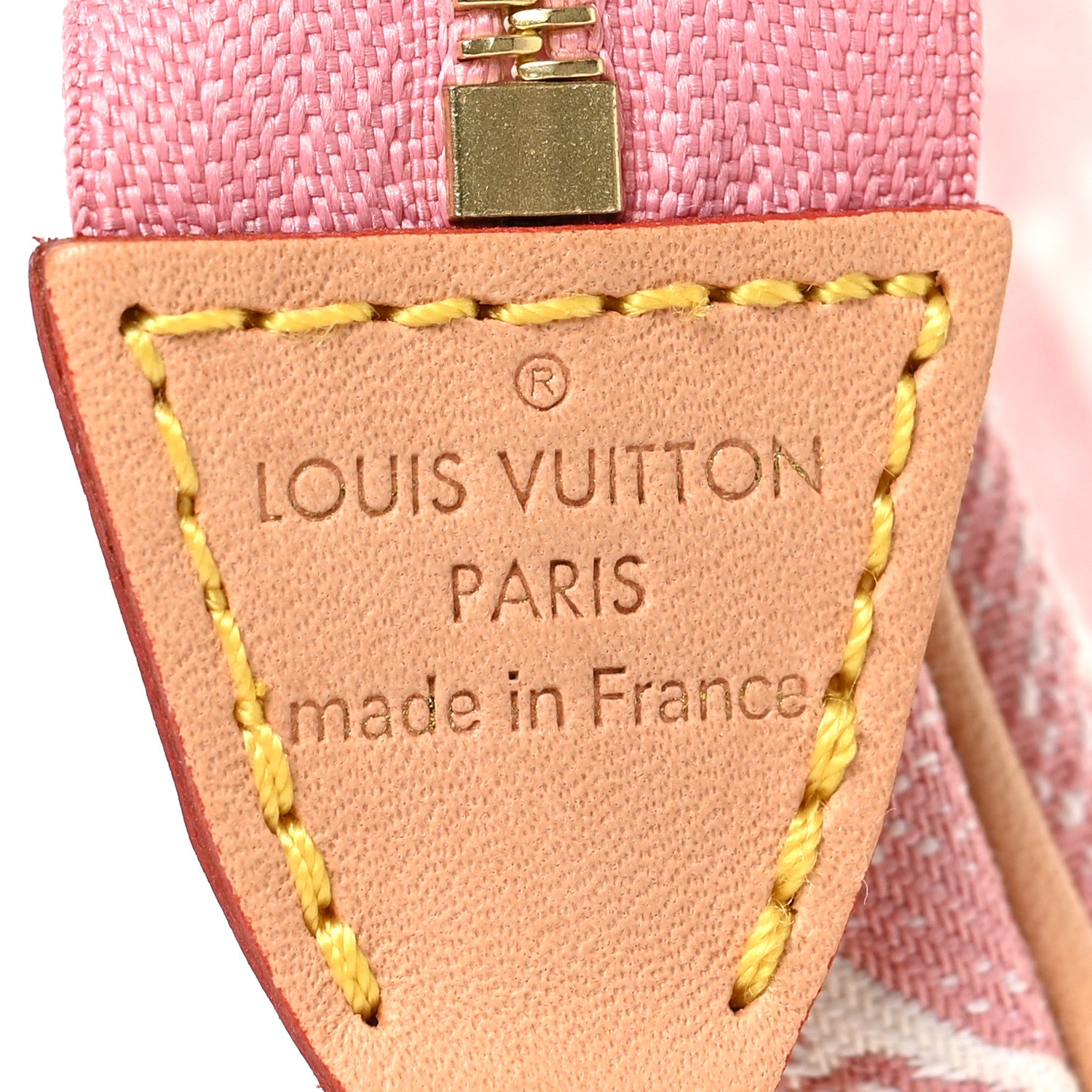 Louis Vuitton Denim Jacquard Monogram Micro Pochette Accessories Rose 6 of 6