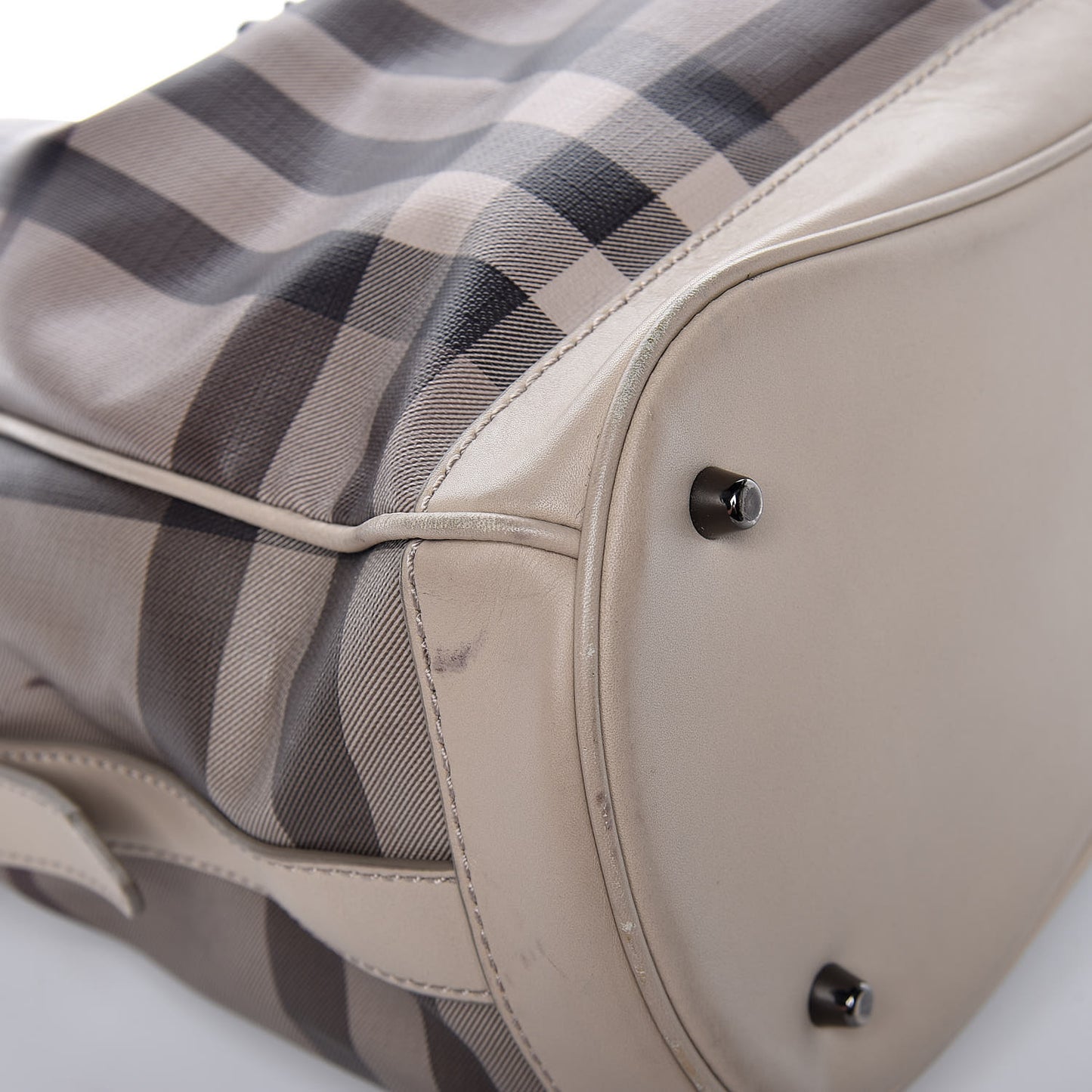 Smoked Check Medium Walden Belted Hobo Trench