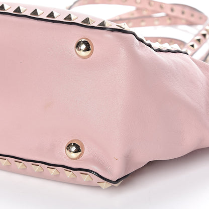 Valentino Garavani Vitello Small Rockstud Tote Pink 9 of 9