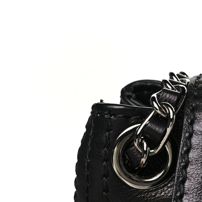 Prada Glace Calf Pushlock Chain Shoulder Bag Black 12 of 12
