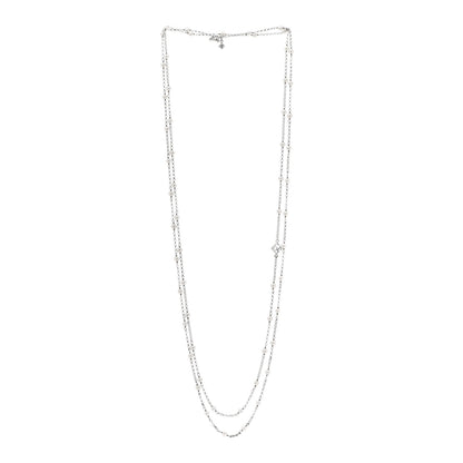 David Yurman Sterling Silver Freshwater Pearl Bead Chain Necklace 3 of 5