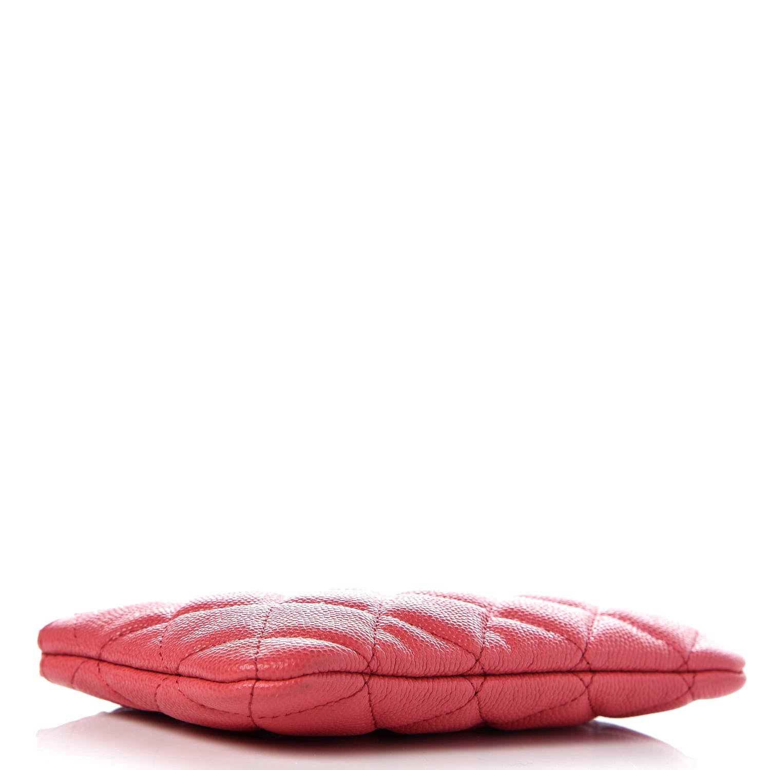 Chanel Caviar Quilted Small Cosmetic Case Dark Pink 4 of 8